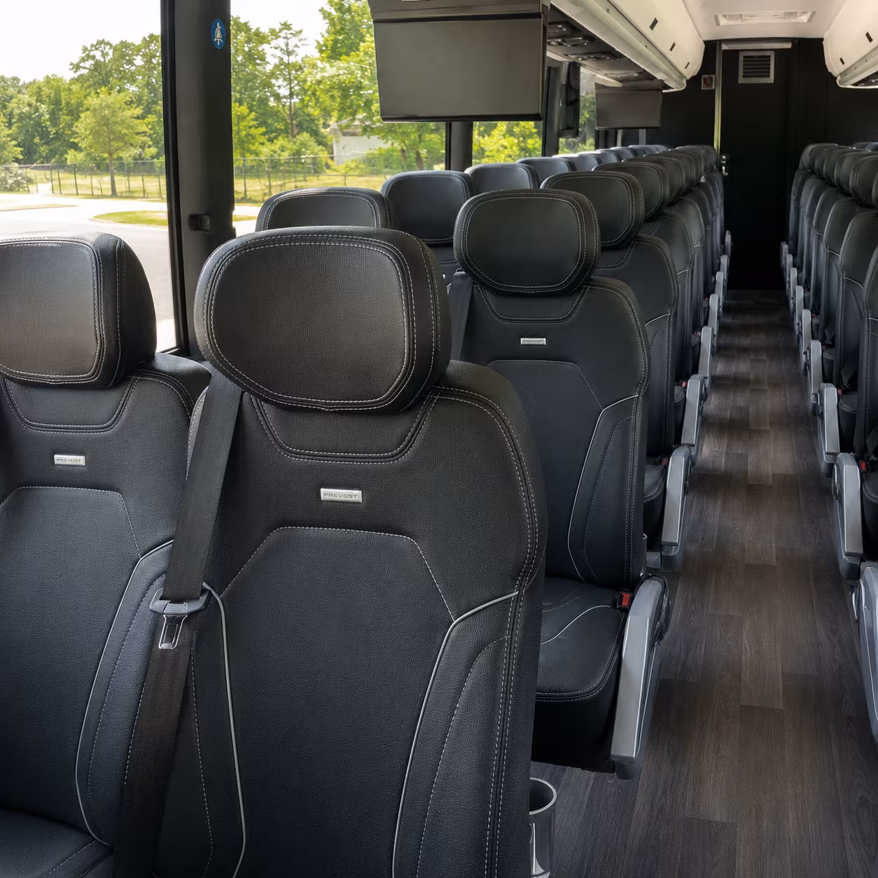 santa rosa charter bus interior