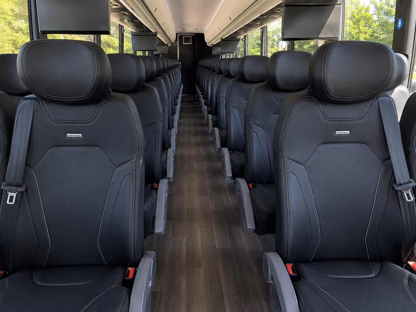 santa rosa charter bus services inside