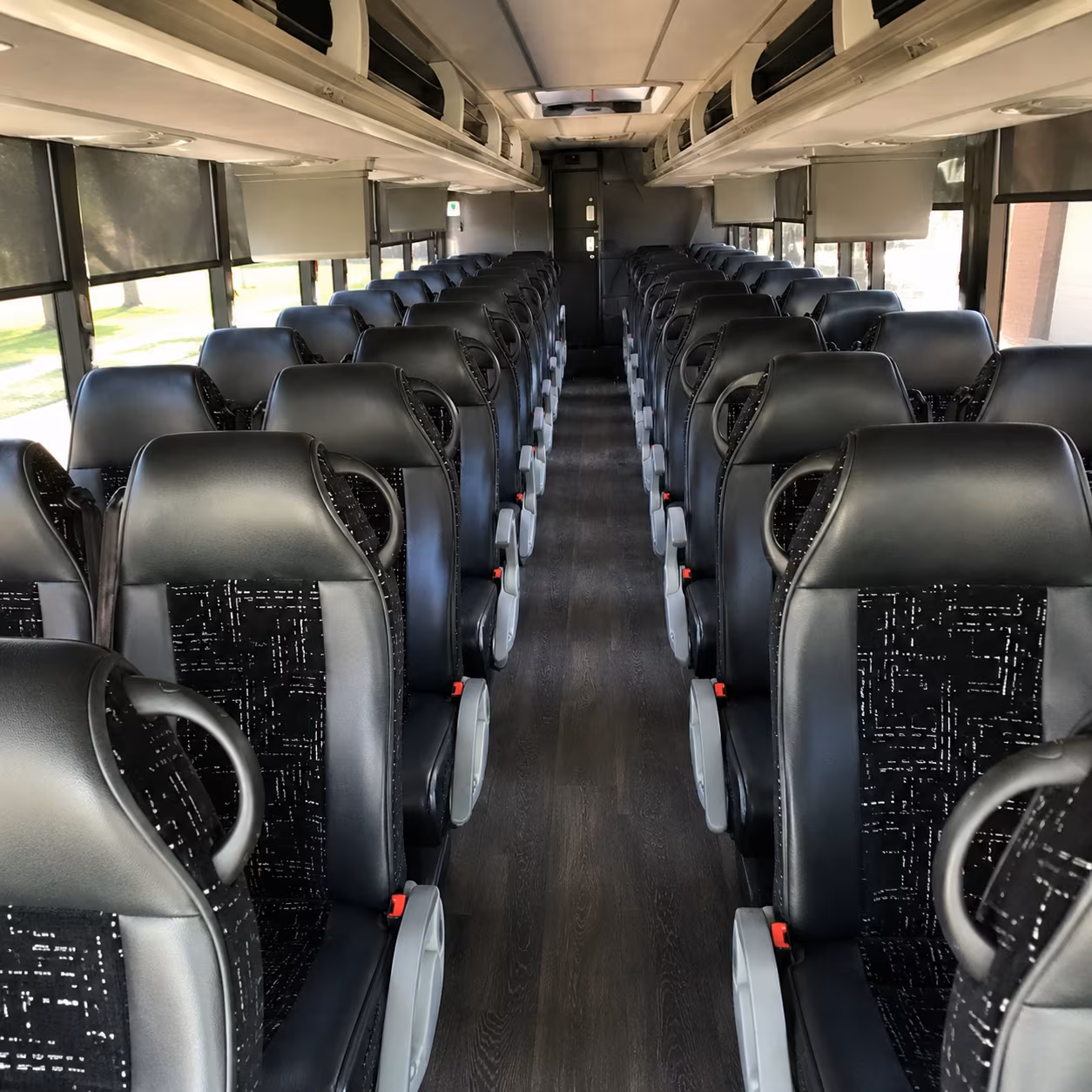santa rosa charter bus services interior