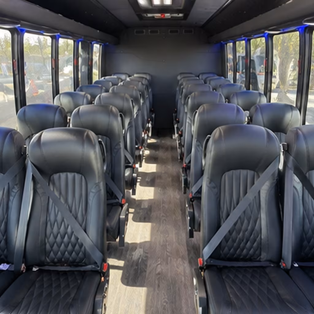 santa rosa private event transportation onboard seating