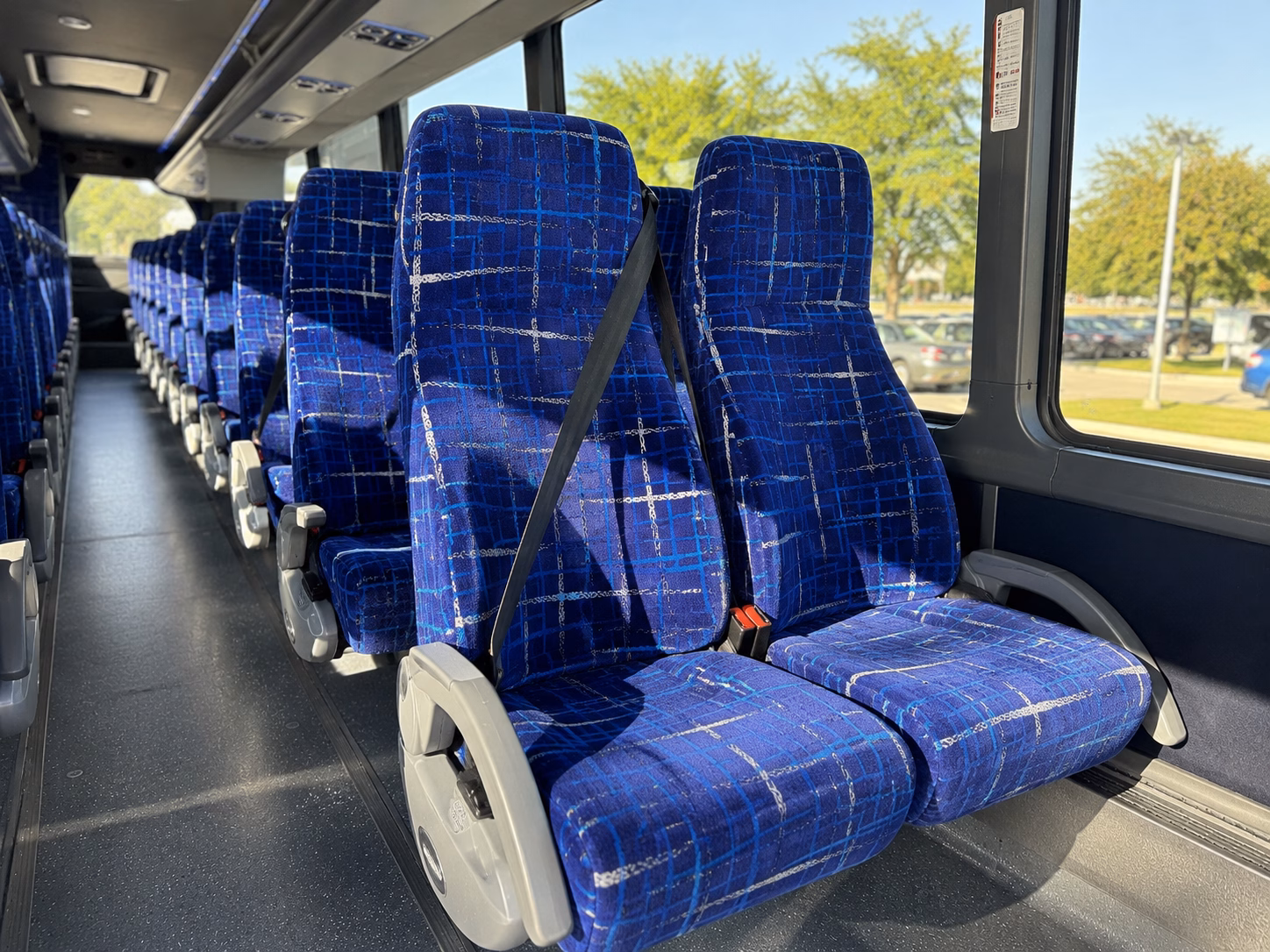 santa rosa religious group transportation onboard seating